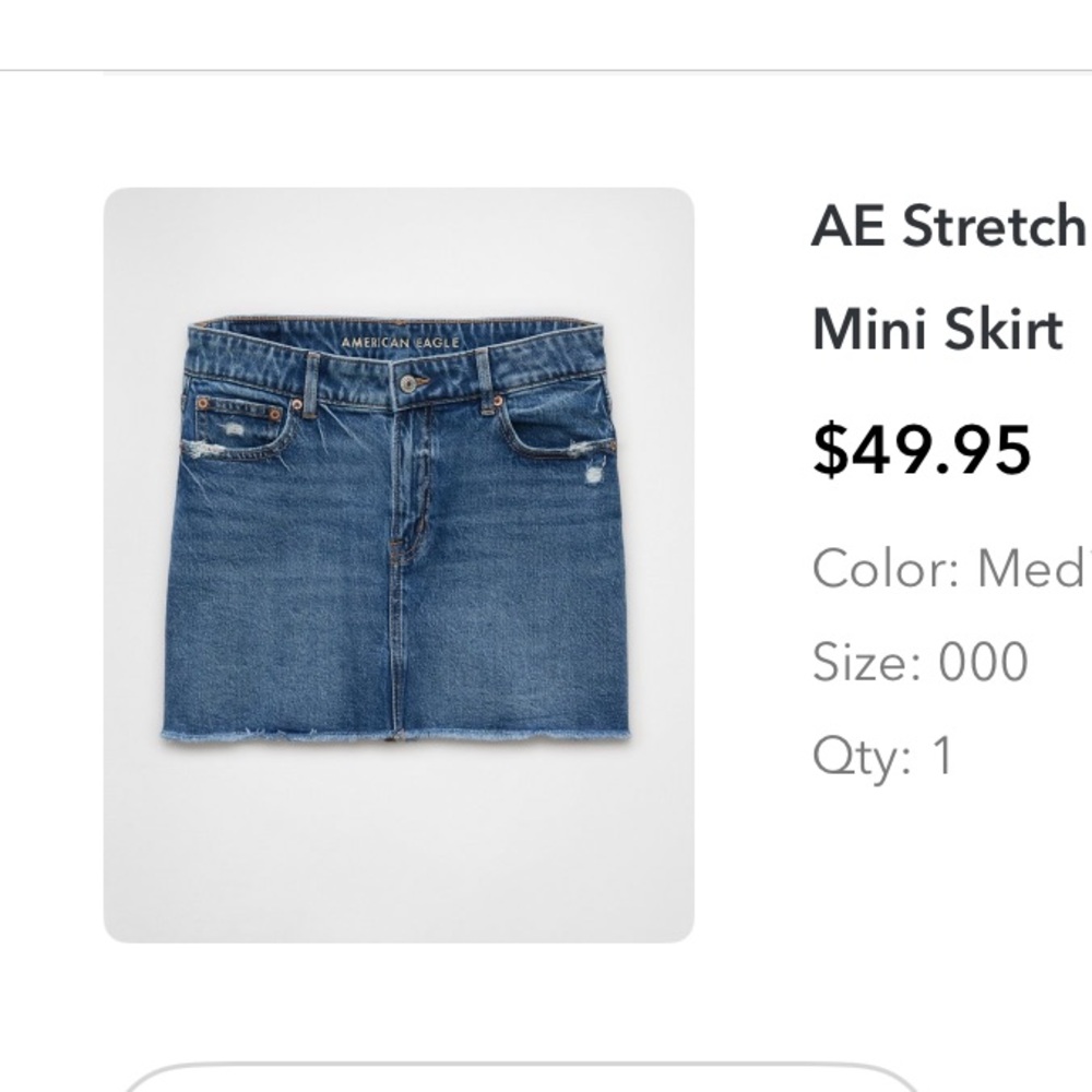Denim Skirt